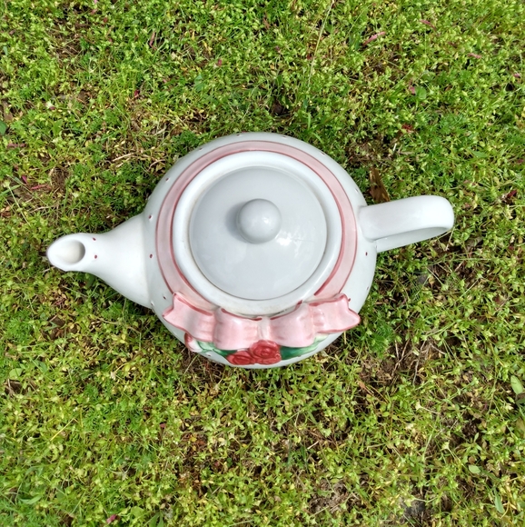 Ganz Brand Ceramic/ Glass Decorative Teapot - Picture 4 of 4
